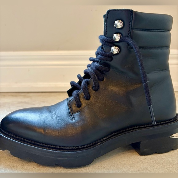 Alexander Wang Black Combat Boots sz 36.5. - Picture 10 of 13